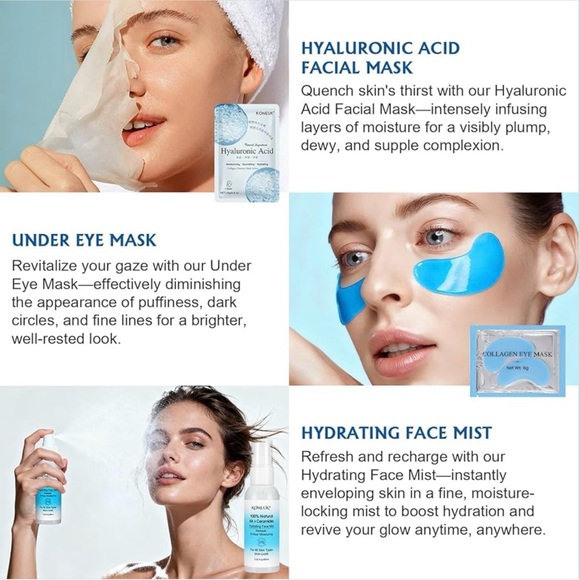 Koneuk Hyaluronic Acid Moisturizing 15 Piece Set- NWT - Picture 4 of 6